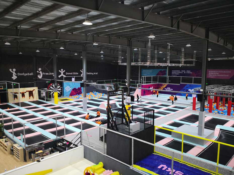 蹦床實物照片 蹦床實物照片