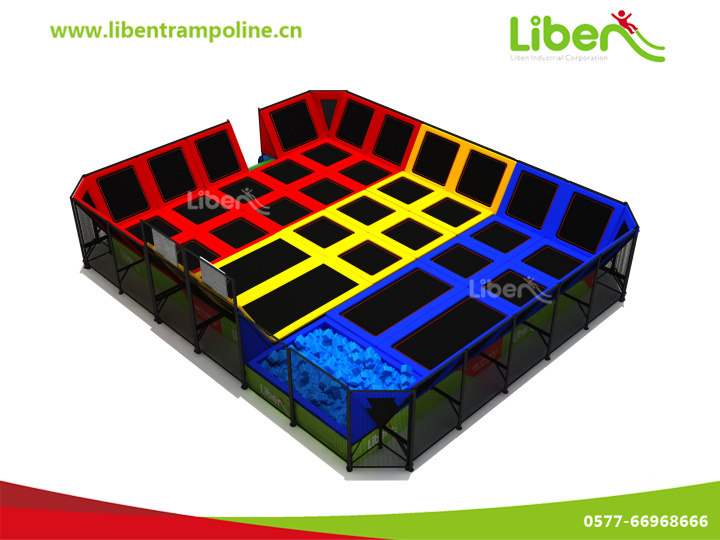 5年保修在中國室內(nèi)蹦床公園設(shè)備銷售